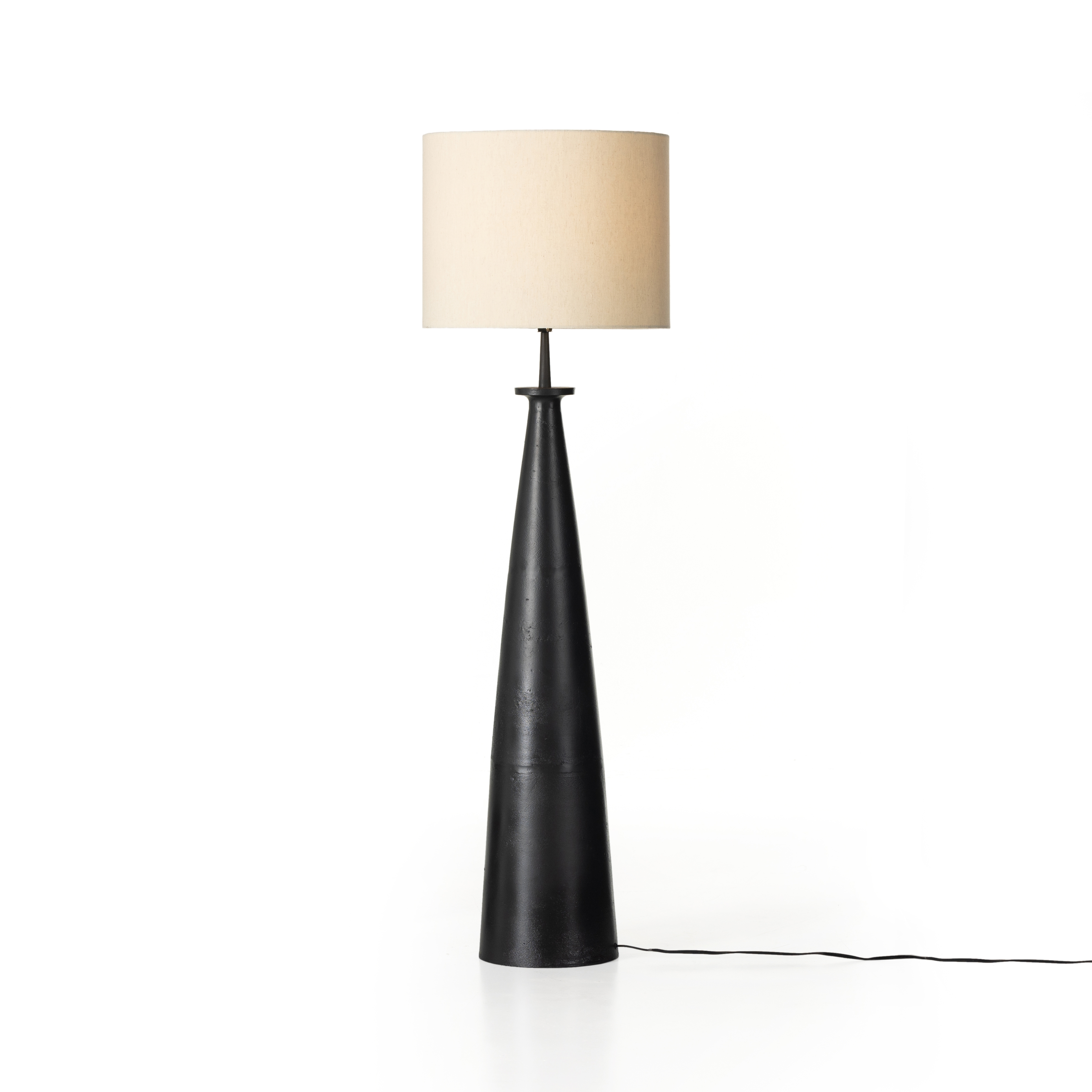 Innes Floor Lamp-Matte Black Cast - Image 8