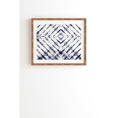 Little Arrow Design Co Shibori' Framed Graphic Art Print on Wood - Picture Frame Graphic Art Print on Wood - Image 0
