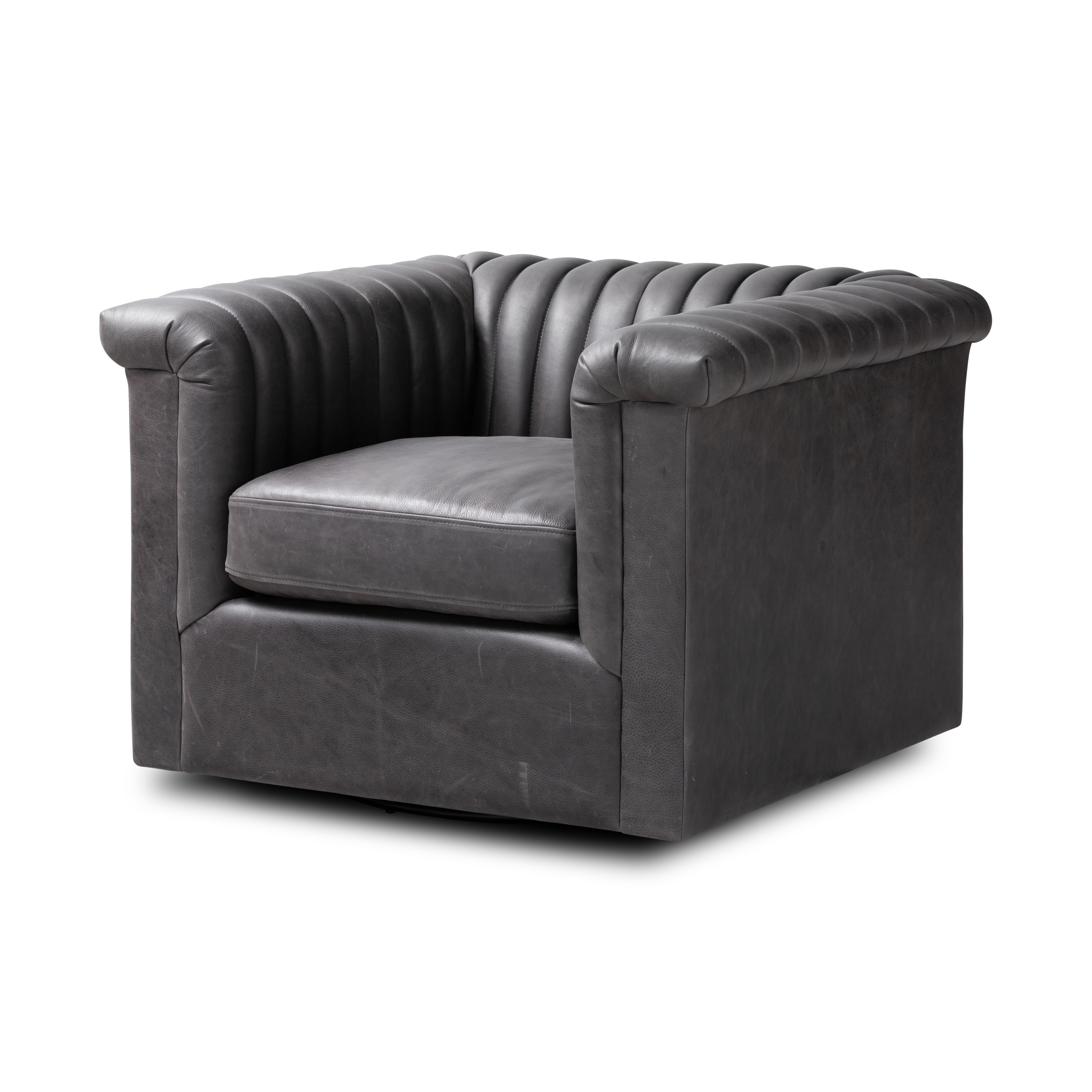 Watson Swivel Chair - Palermo Black - Image 0