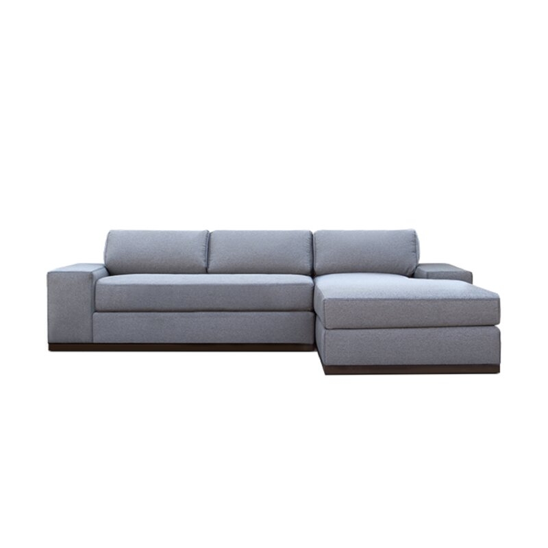 My Chic Nest Evan 111.5"" Wide Right Hand Facing Sofa & Chaise - Image 0