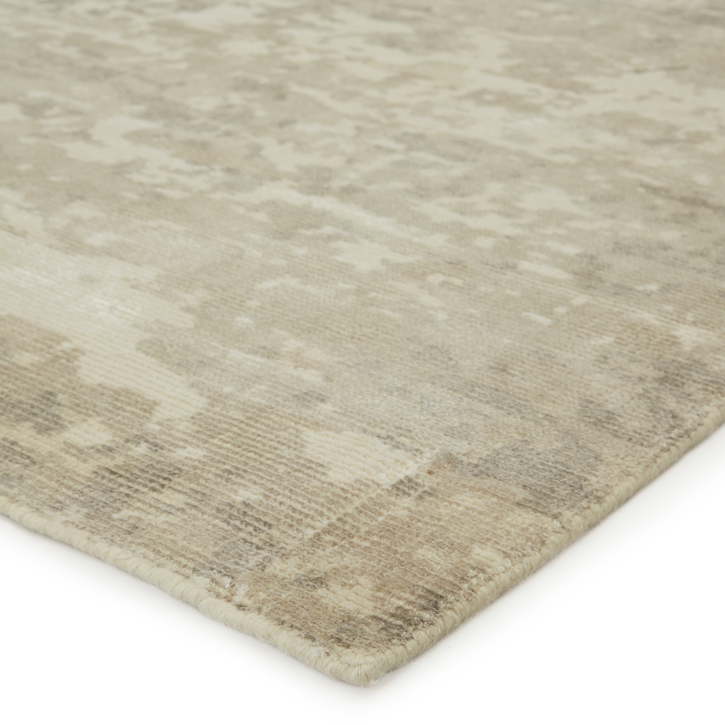 Barclay Butera by Retreat Handmade Abstract Light Gray/ Ivory Area Rug (5'X8') - Image 1