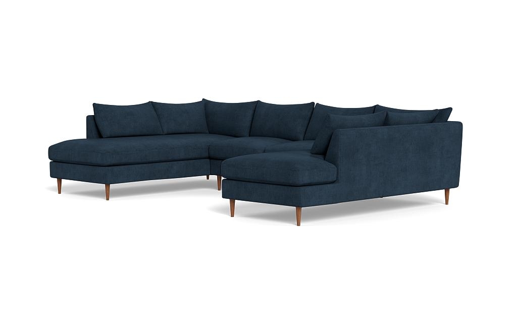 Sloan 3-Piece U-Bumper Sectional - Image 2