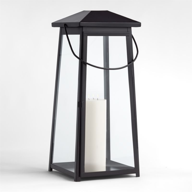 Petaluma Black Metal Outdoor Lantern 37" - Image 8