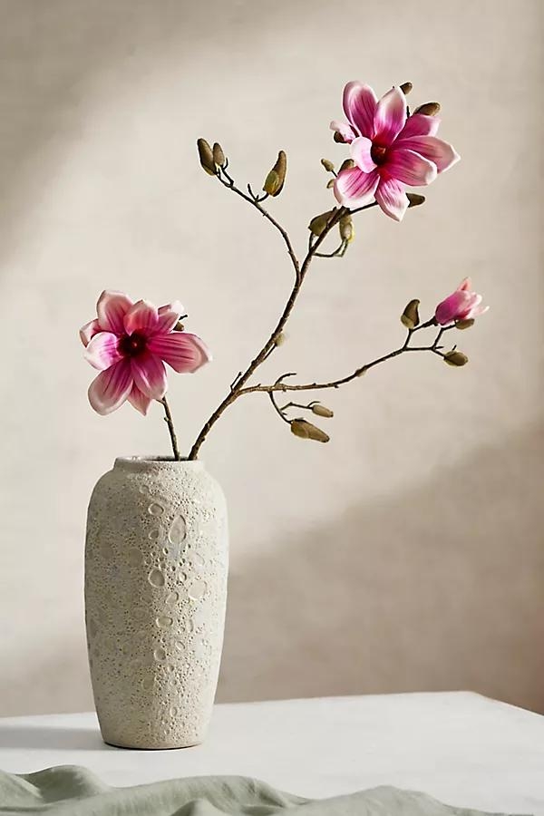 Faux Mauve Magnolia Spray - Image 0