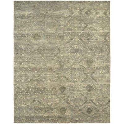 Chambord Abstract Hand-Knotted Wool Gray Area Rug - Image 0
