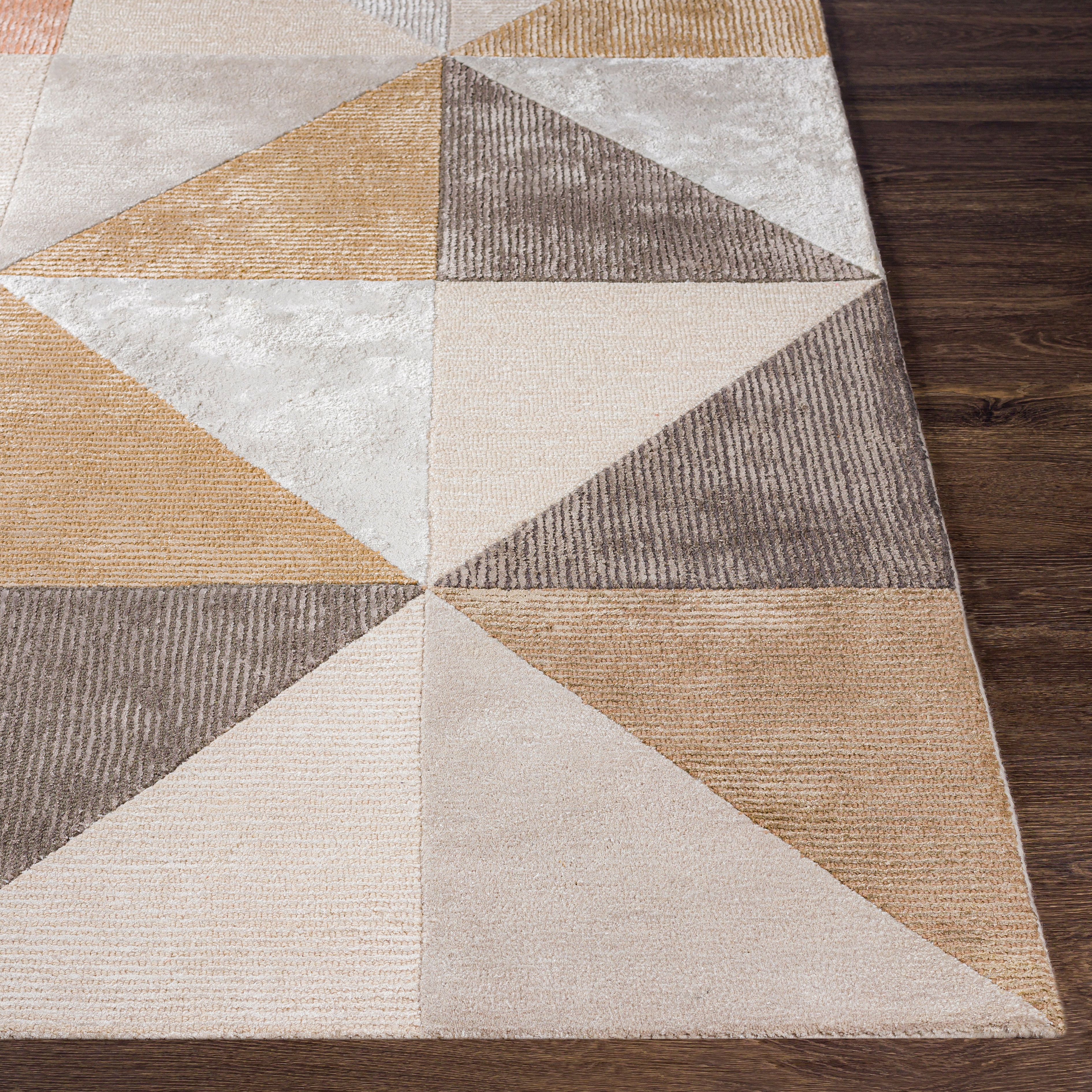 Glasgow Beige Indoor 2' x 3' Handmade Rug - Image 2