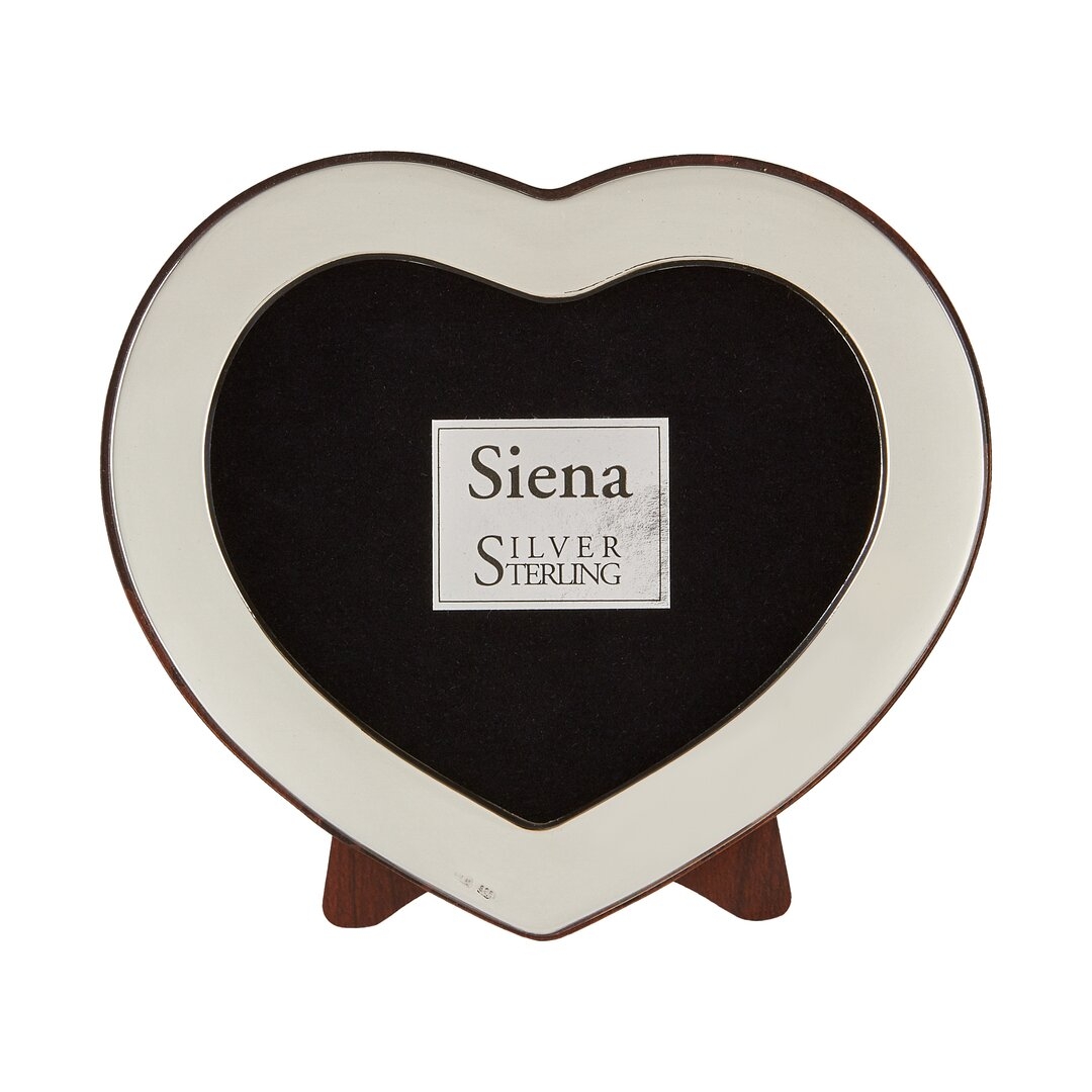 Tizo Plain Heart Sterling Silver Picture Frame - Image 0