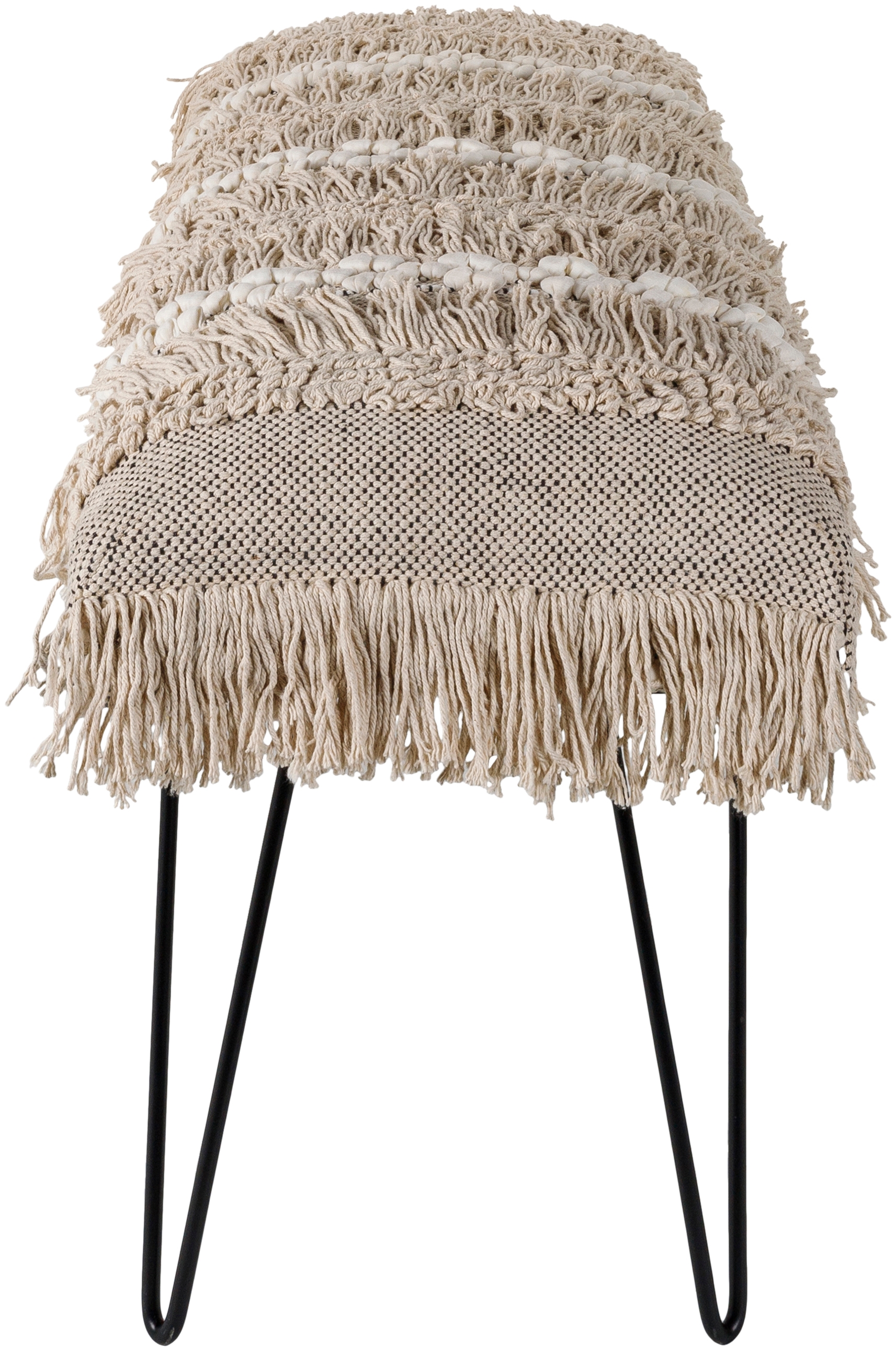 Adilah Cotton 18"H x 48"W x 16"D Bench - Image 1