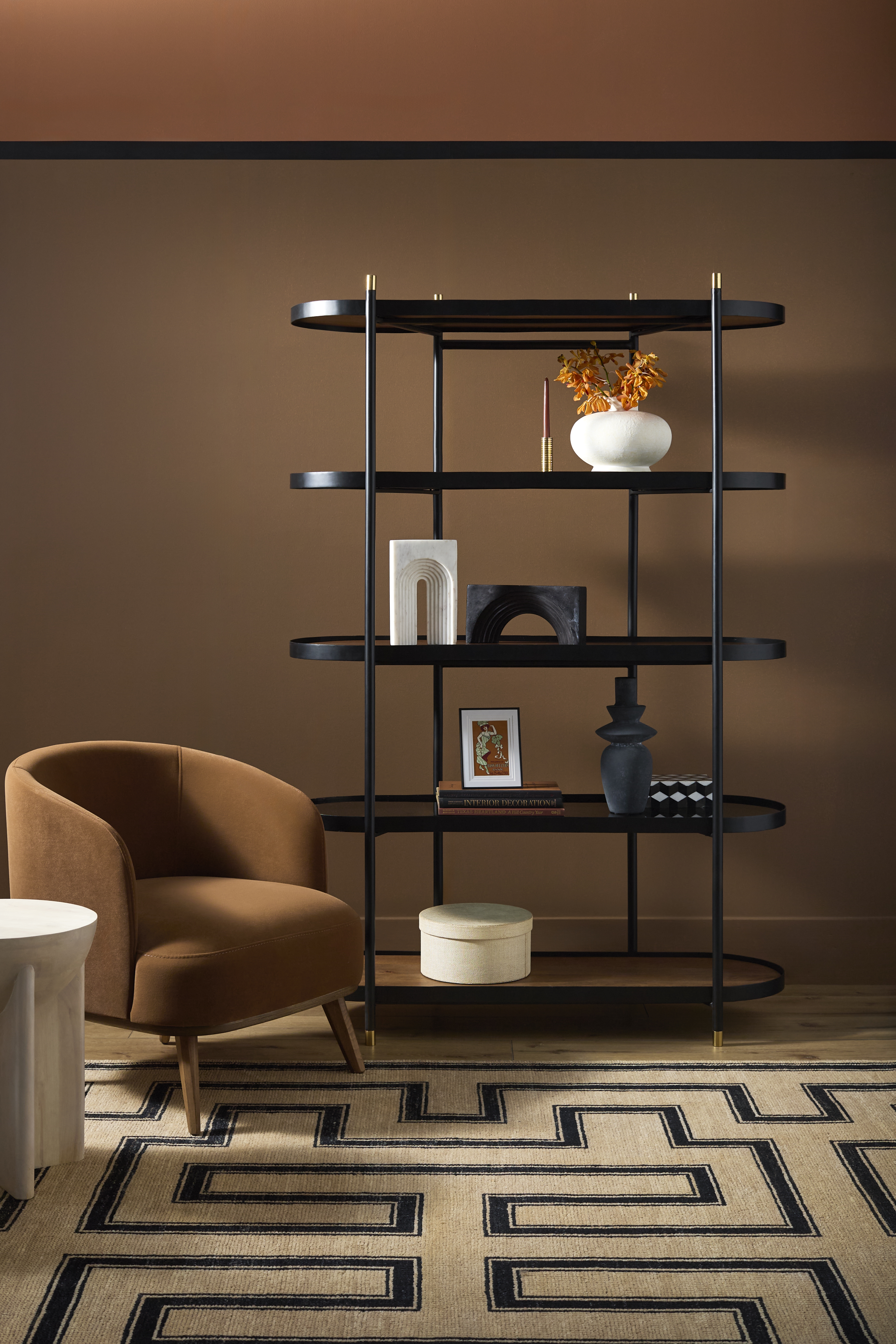 Megan Polyester 30"H x 28"W x 28"D Accent Chair - Image 1