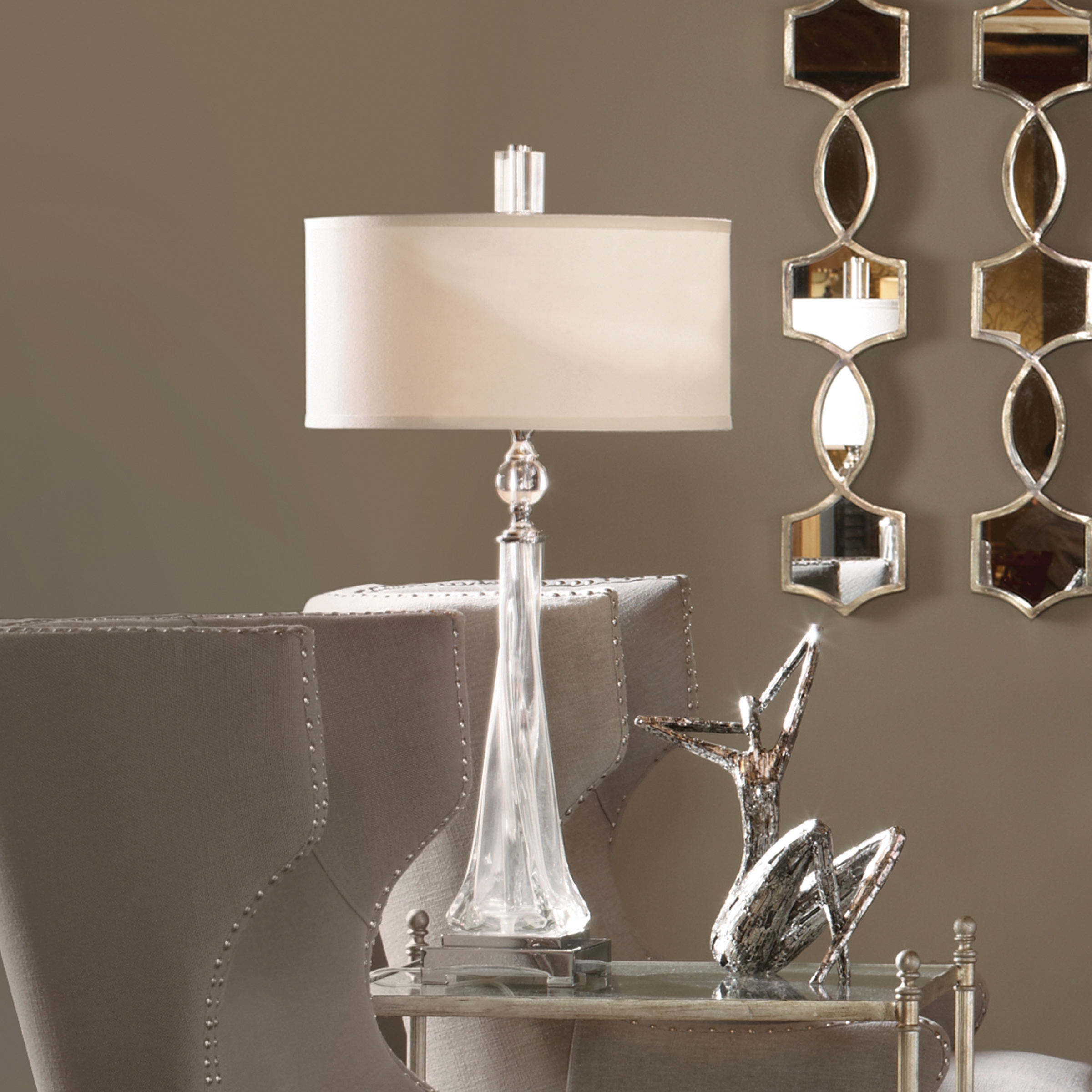 Grancona Twisted Glass Table Lamp - Image 1