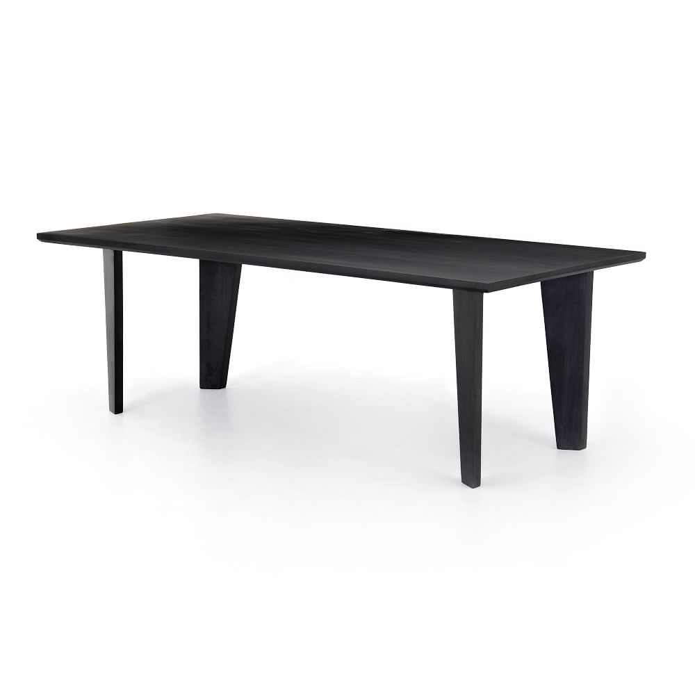 Black Wash 87" Rectangle Dining Table - Image 0