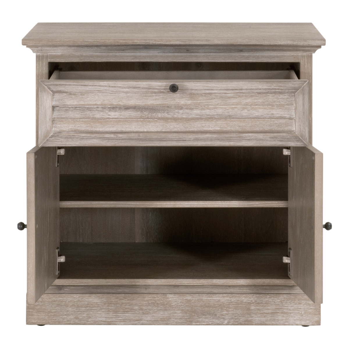 Eden 1-Drawer 2-Door Nightstand - Image 1