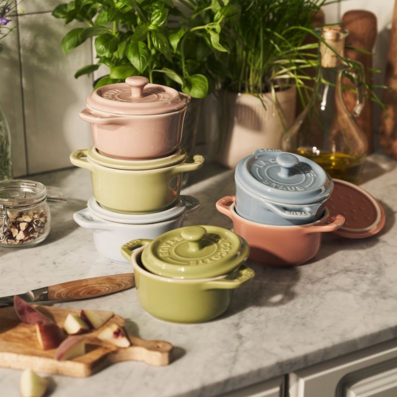 Staub ® Pastels 6-Piece Ceramic Mini Cocottes Set - Image 8