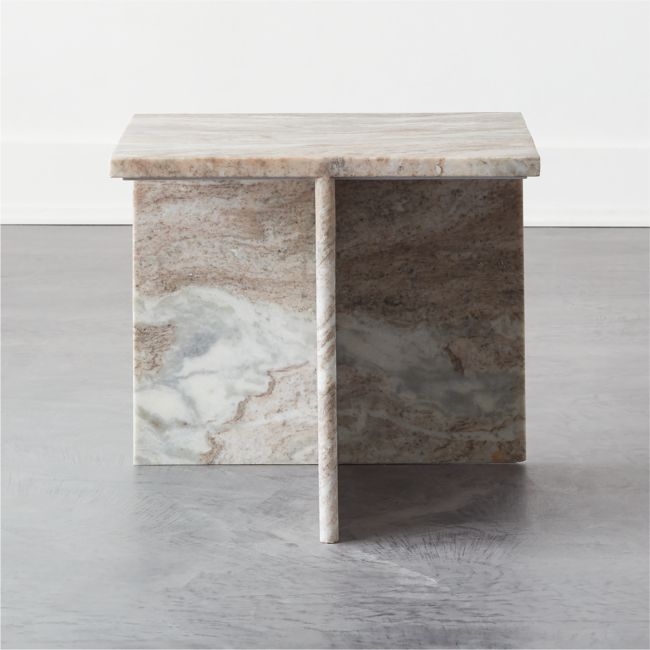 T Short Marble Side Table - Image 2