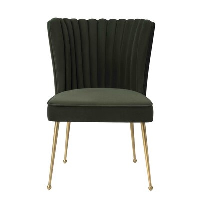 Flemings Velvet Side Chair - Image 0