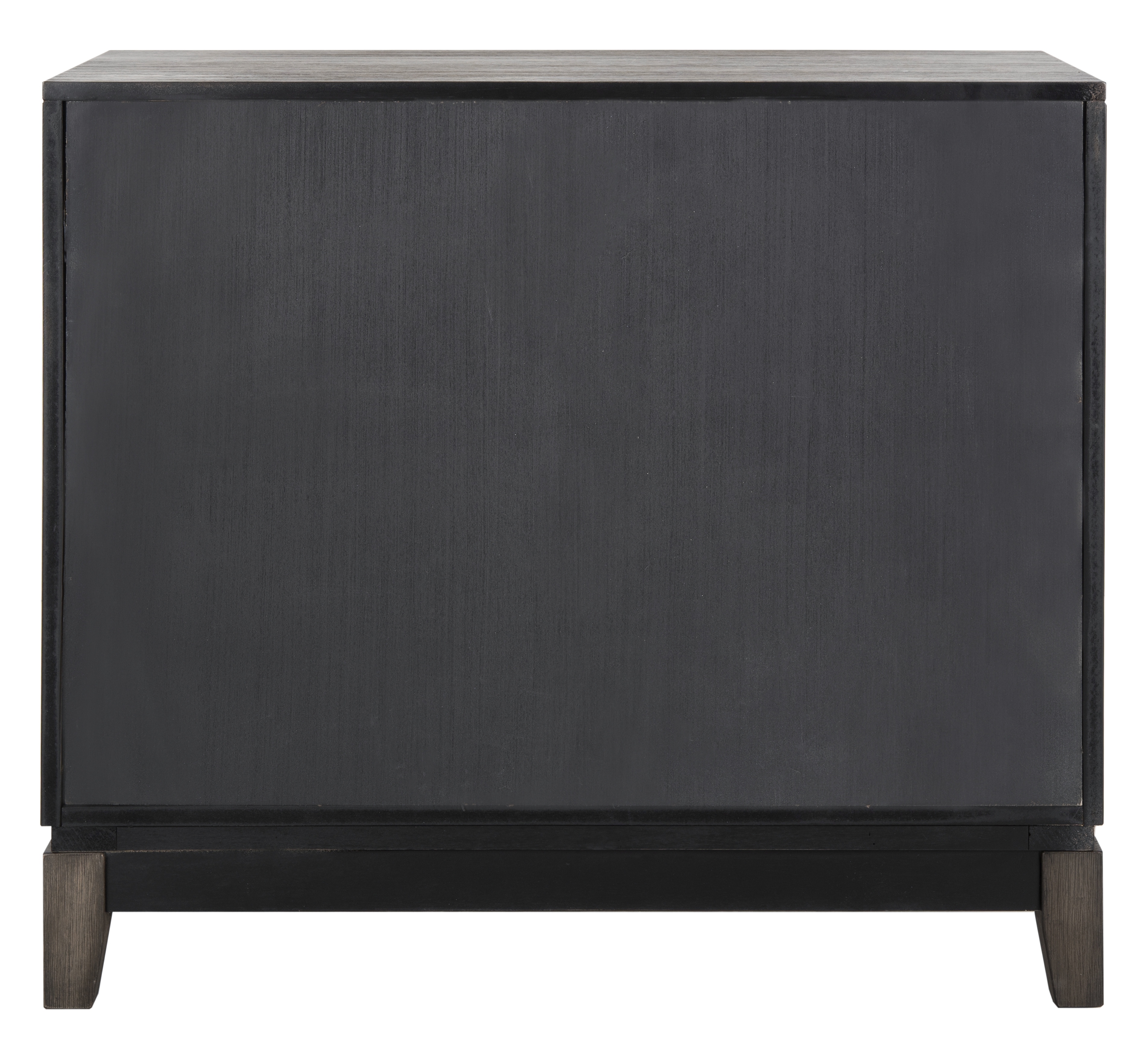 Shannon 2 Door Chest - Grey Wash Walnut/Mirror - Safavieh - Image 3