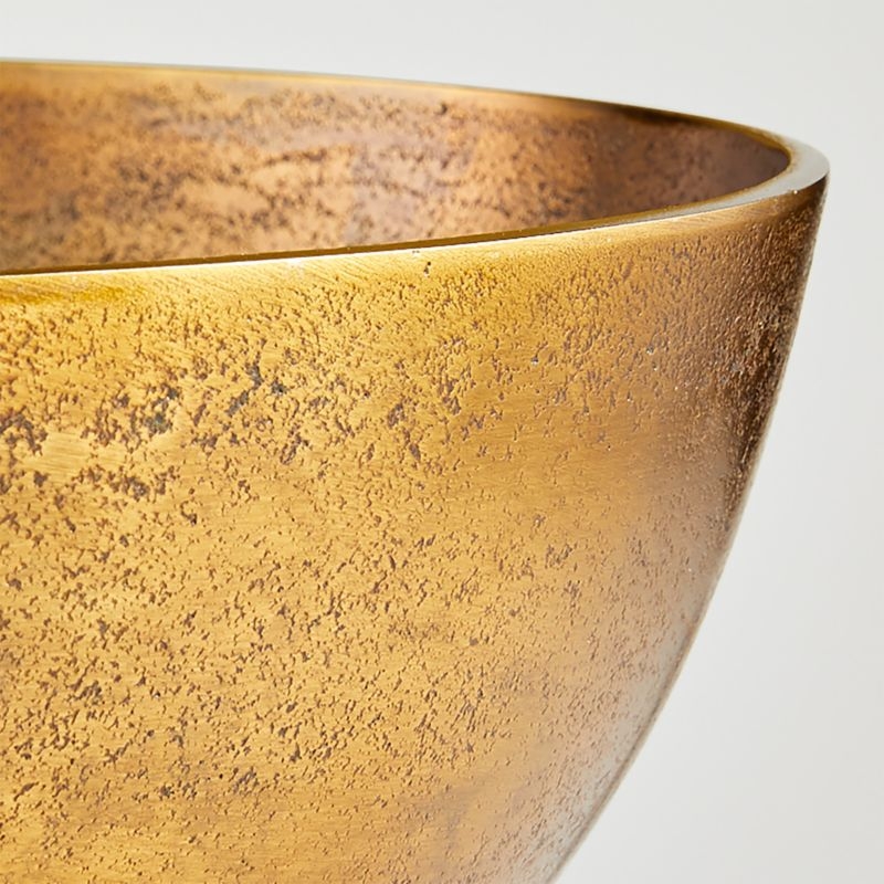 Picardy Brass Footed Bowl - Image 1