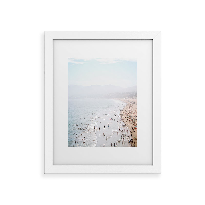 La Summer by Bree Madden - Classic Framed Art Print White 24" x 36" - Image 0