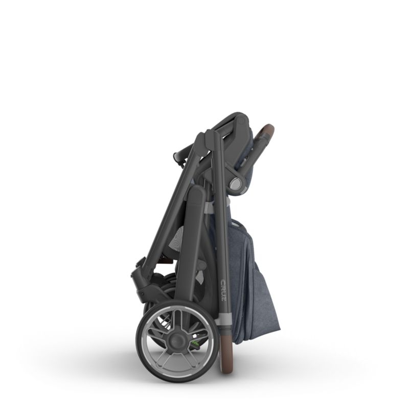 UPPAbaby Cruz V3 Julian Dusty Blue Melange Reclining Baby Stroller - Image 6