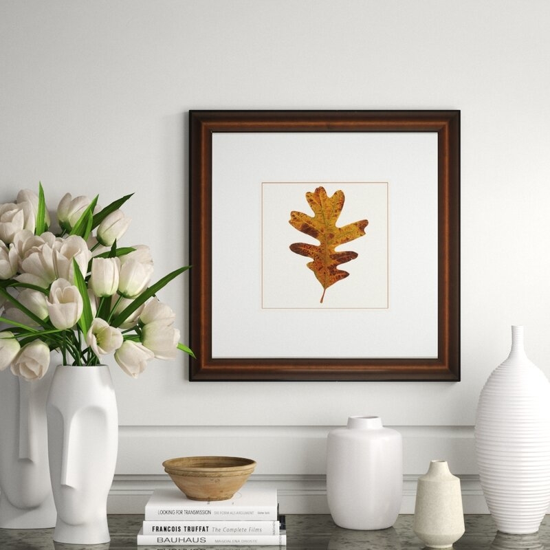 Wendover Art Group Nature Leaves III - Picture Frame Painting on Glass - Image 0