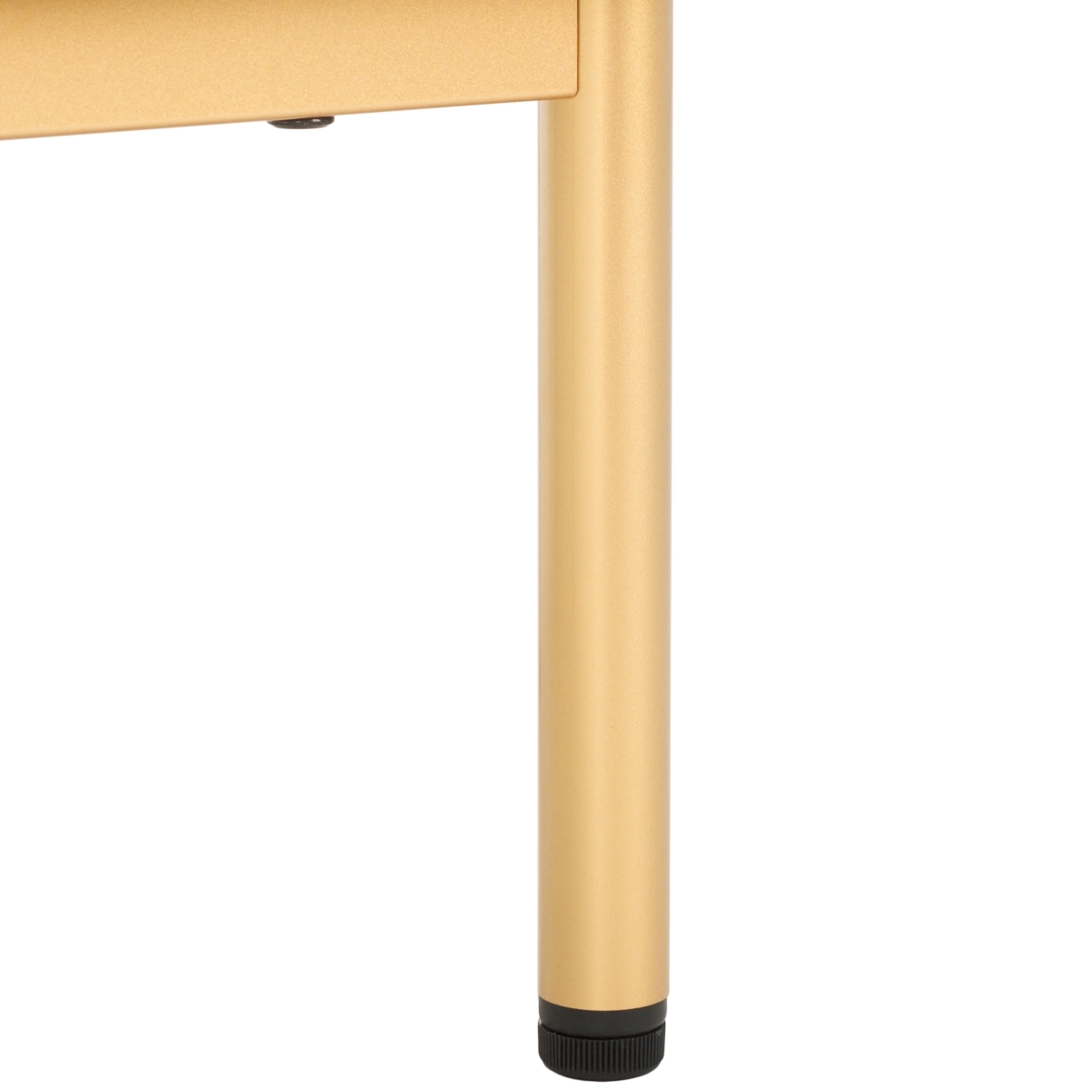 Axelle 1 Drawer Nightstand - Distressed Black / Gold - Safavieh - Image 3