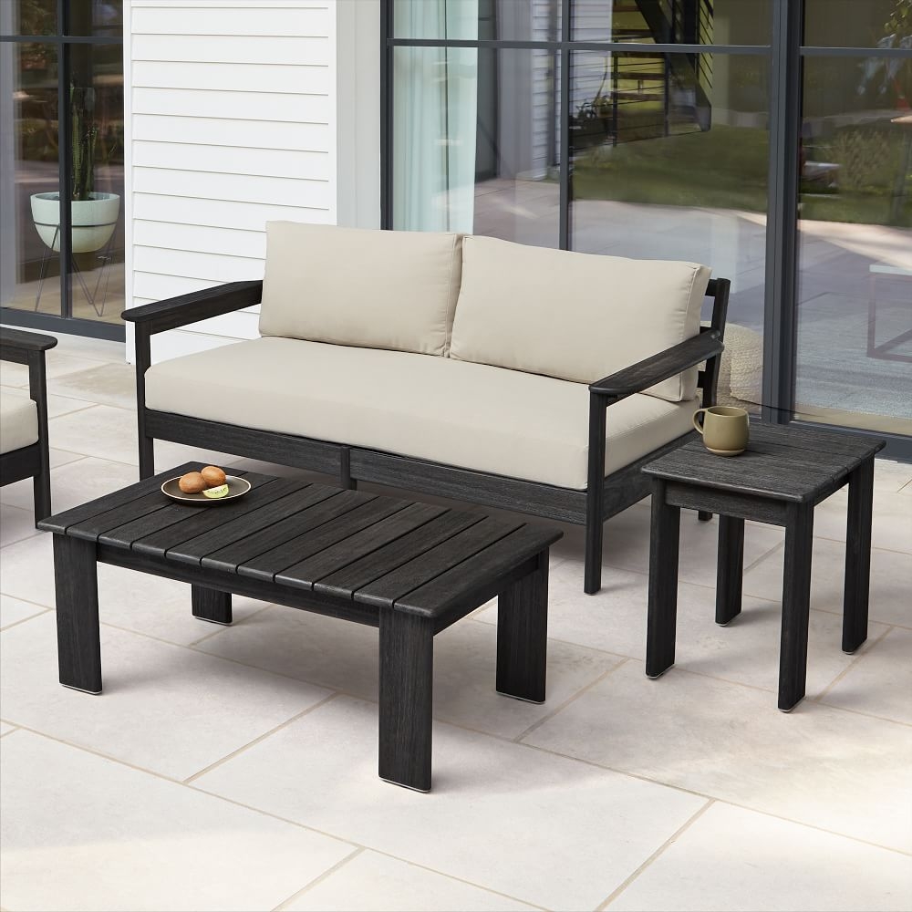 Playa Outdoor 41 in Rectangle Coffee Table, Mast - Image 1