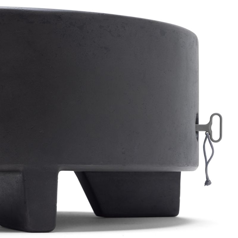 Neighbor ™ Rook Round Charcoal Natural Gas Fire Table - Image 5