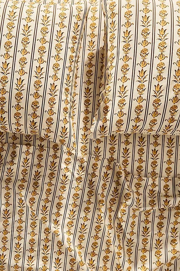 Organic Cotton Percale Printed Sheet Set - Image 0