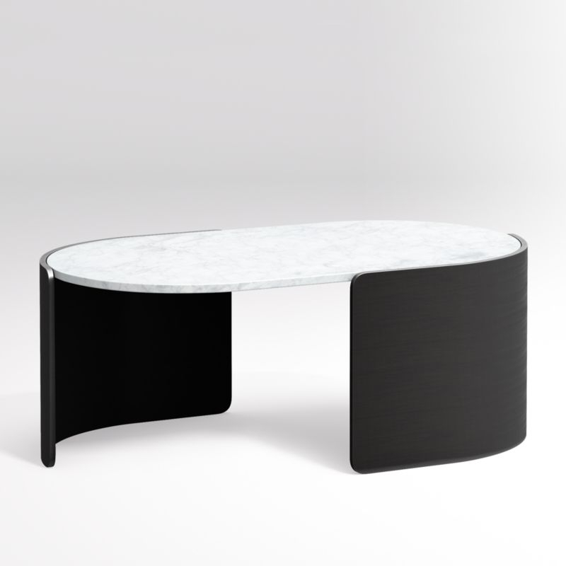 Holm Oval Marble Coffee Table - Image 5