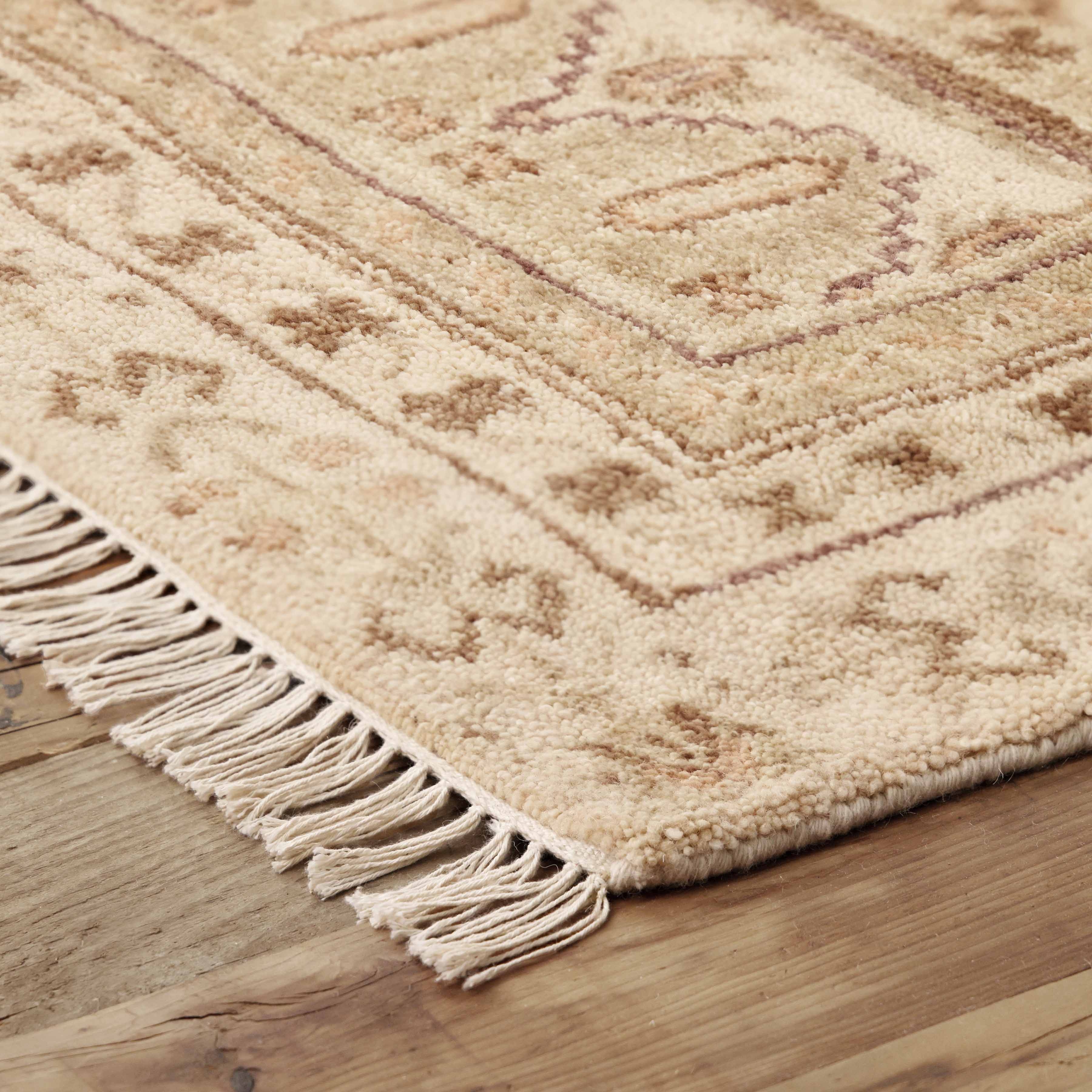 The Citizenry Evelyn Hand-Knotted Area Rug | 8' x 10' | Rose - Image 5
