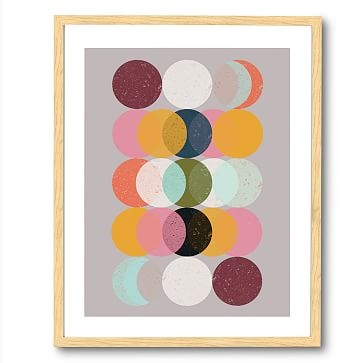 Moods And Moons By Susana Paz, Paper, Black Frame, 13.25x17.25x2, Small - Image 3