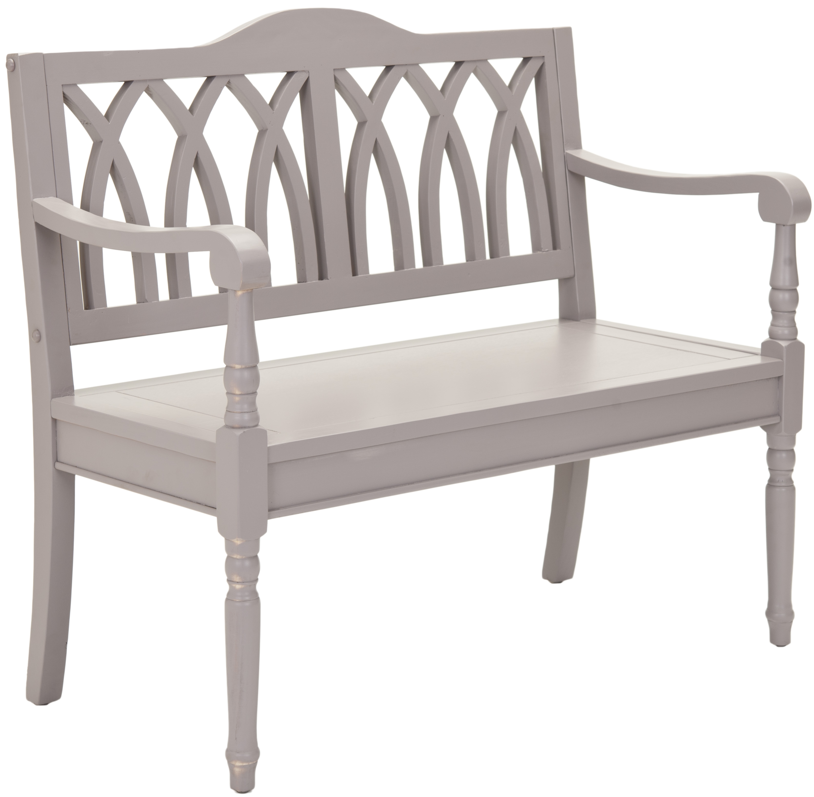 Benjamin Bench - Quartz Grey - Safavieh - Image 1