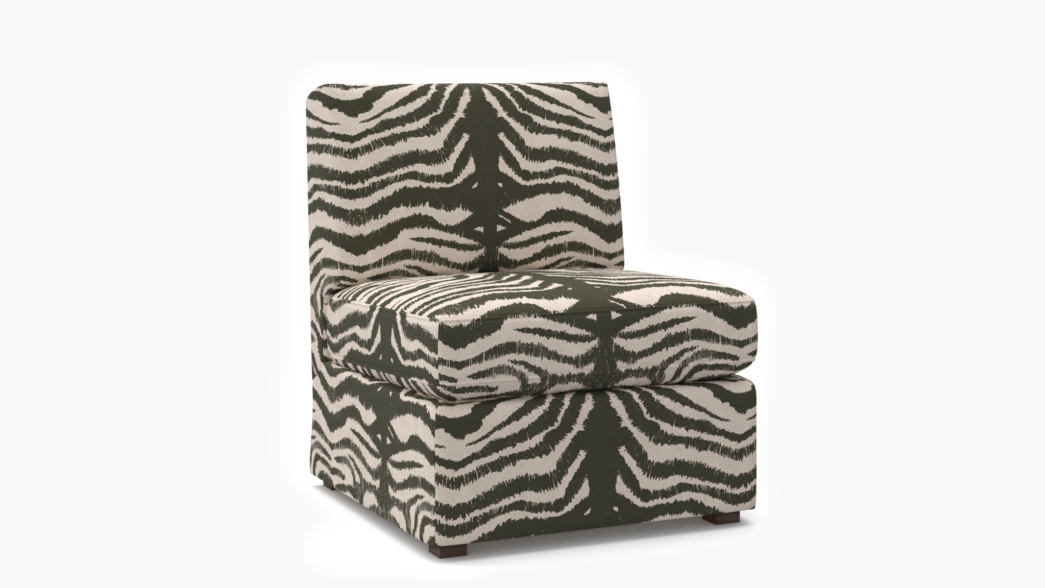 Grande Slipper Chair, Zebra - Image 1