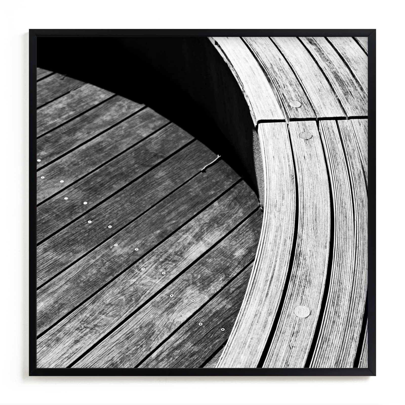 Curve Bench Geometric IIII Limited Edition Fine Art Print 2 - Image 0