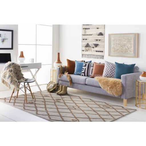 Ghana Gray Indoor 9' x 13' Handmade Rug - Image 0