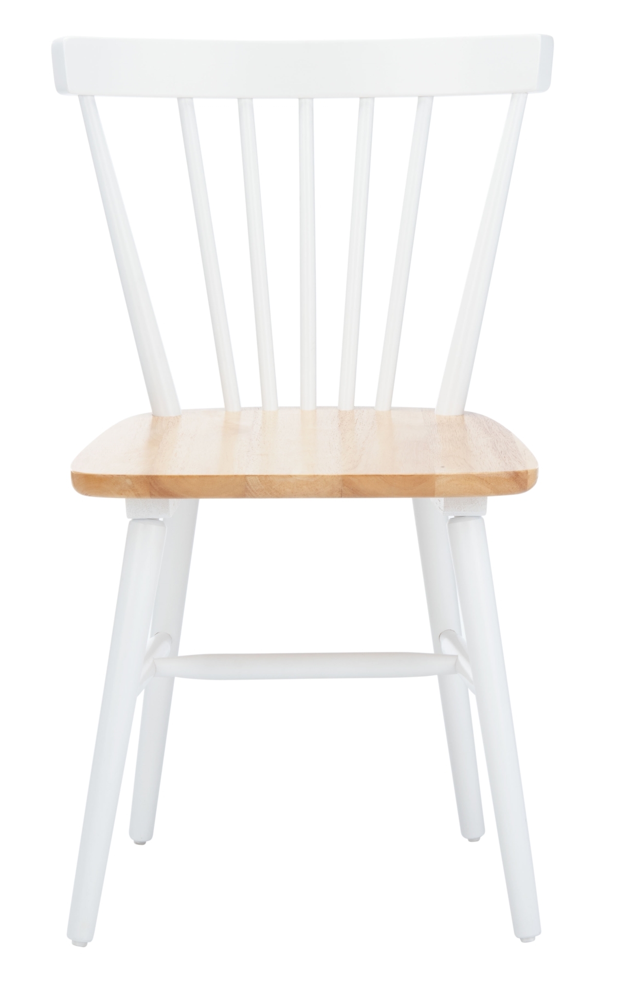 Winona Spindle Dining Chair - White / Natural - Safavieh - Image 0