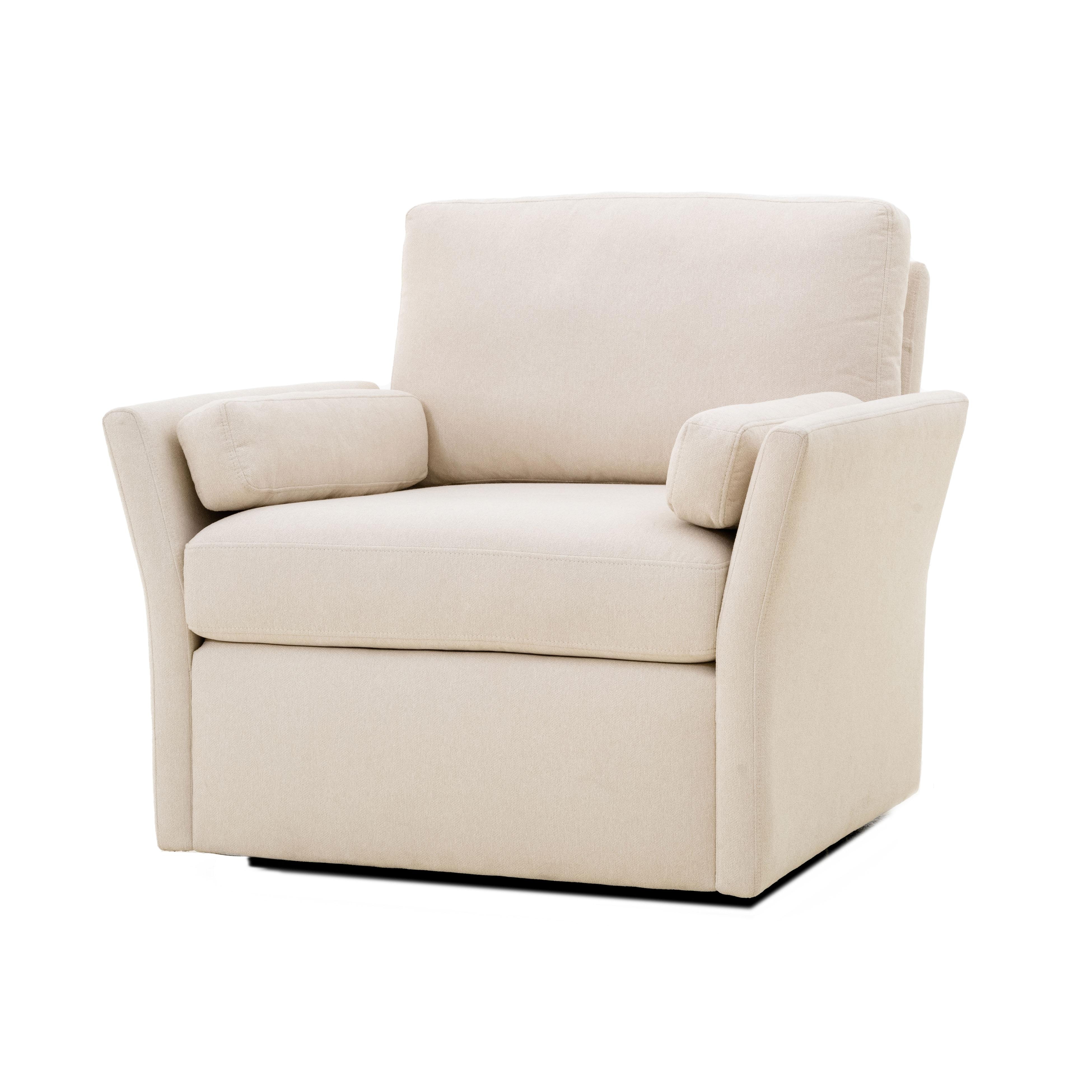 Catarina Cream Swivel Accent Chair - Image 0