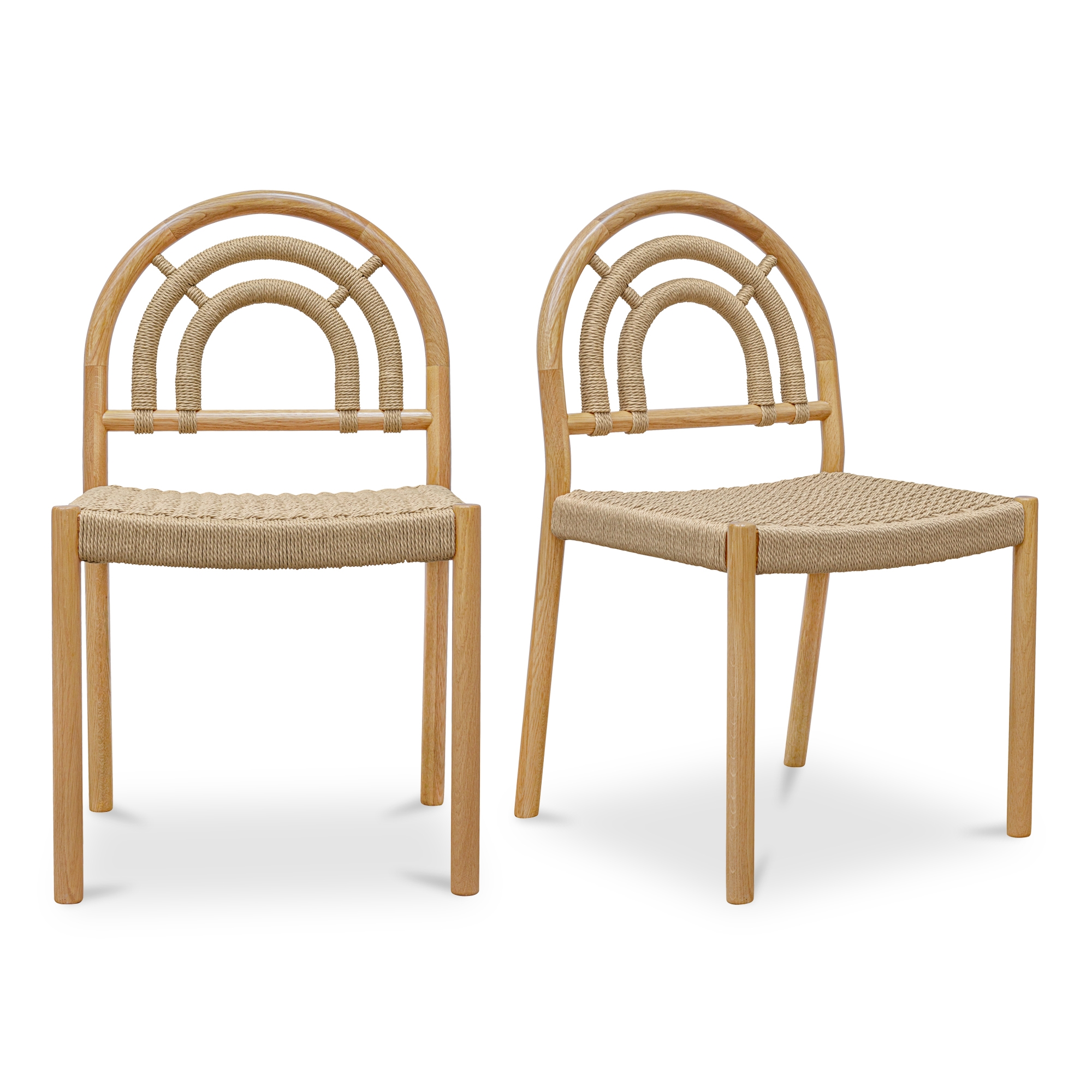 Avery Dining Chair Natural – Set Of Two - Image 0