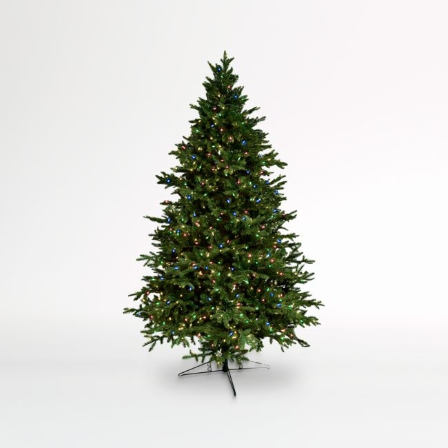 Faux Alaskan Spruce Pre-Lit LED Christmas Tree with Multi-Color Lights 7.5' - Image 0