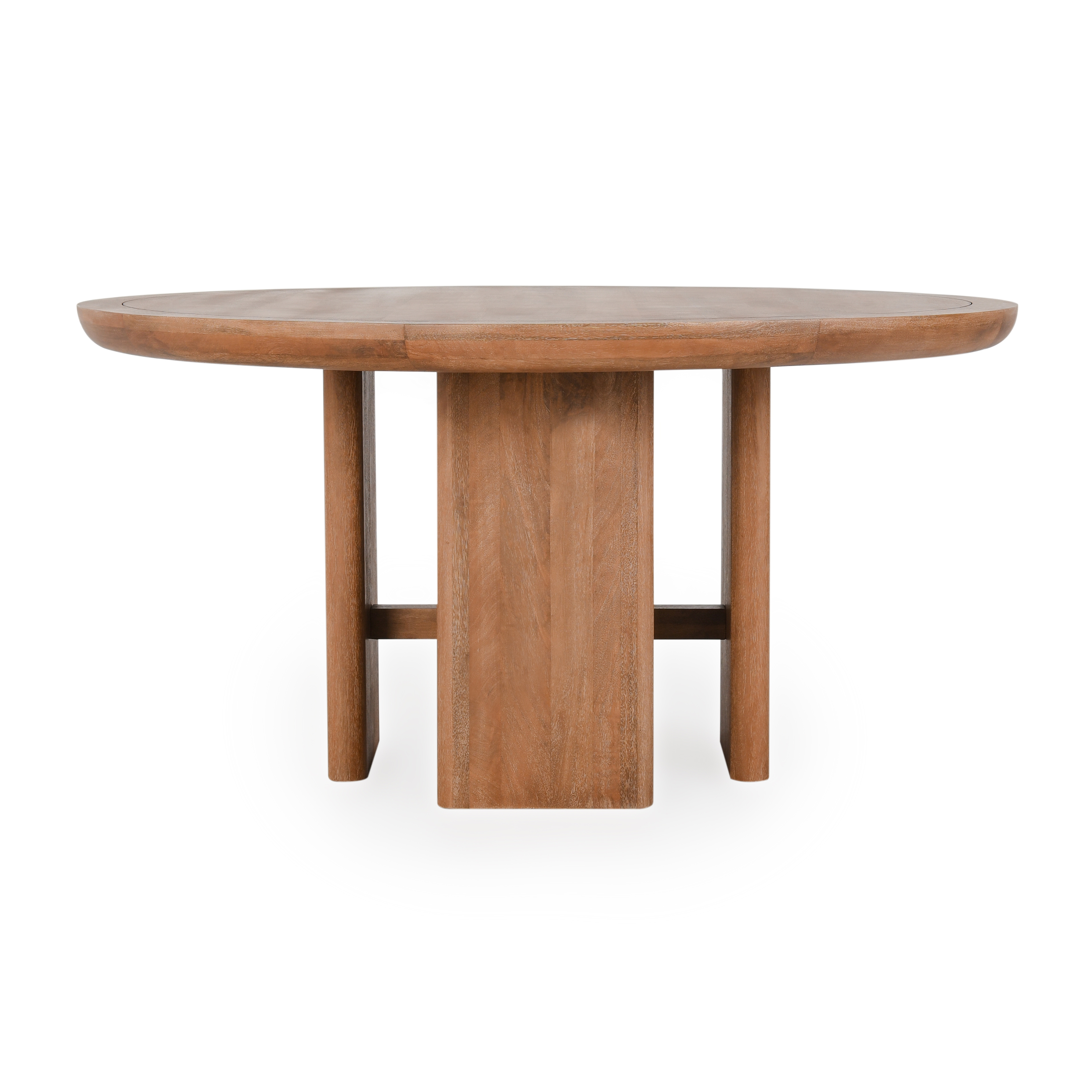 Selena 60" Round Dining Table Umber - Image 1