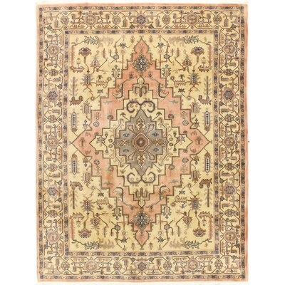 One-of-a-Kind Strathcona Hand-Knotted Ivory 8'8" x 11'7" Wool Area Rug - Image 0
