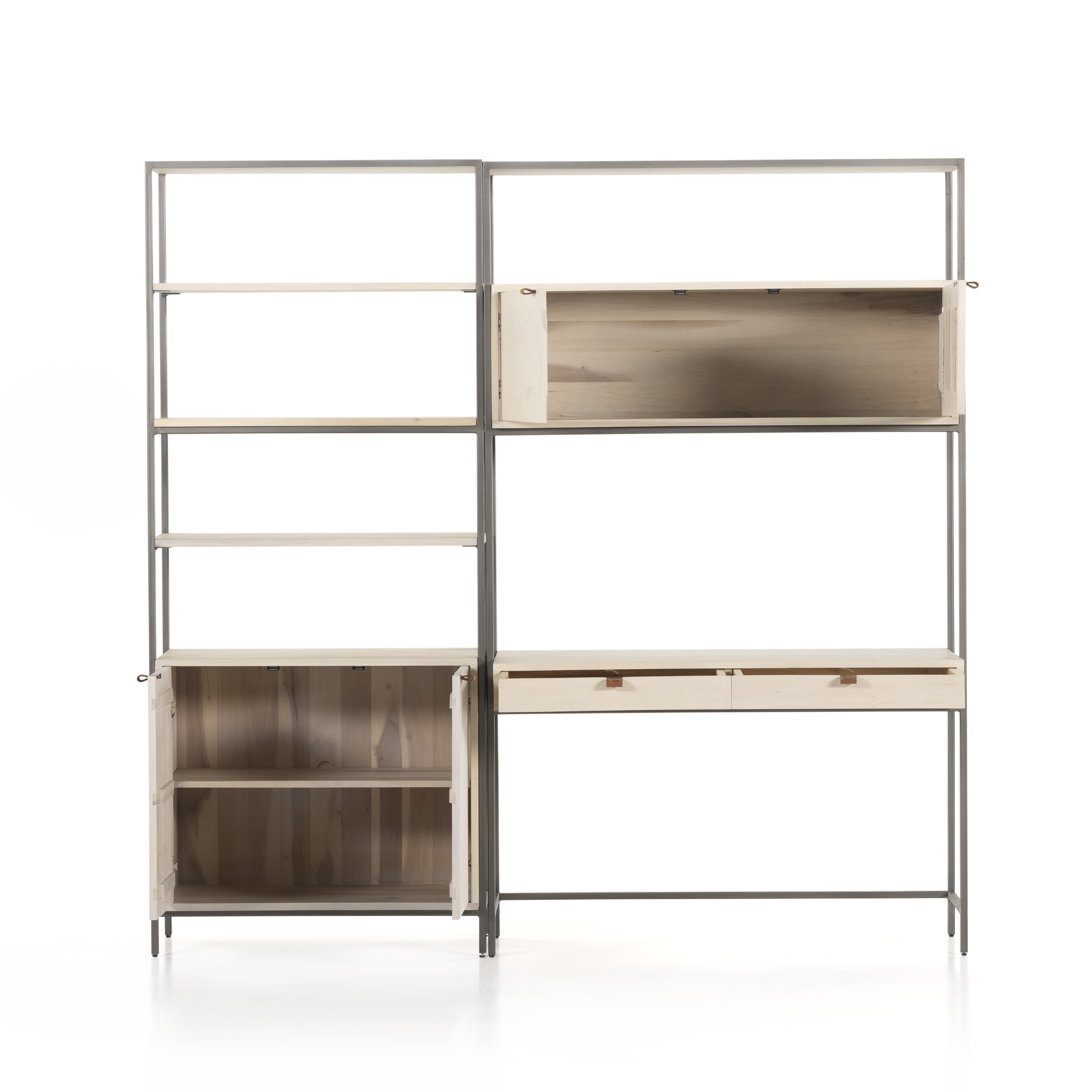 Trey Modular Wall-Bookcase-Desk-Dove - Image 11