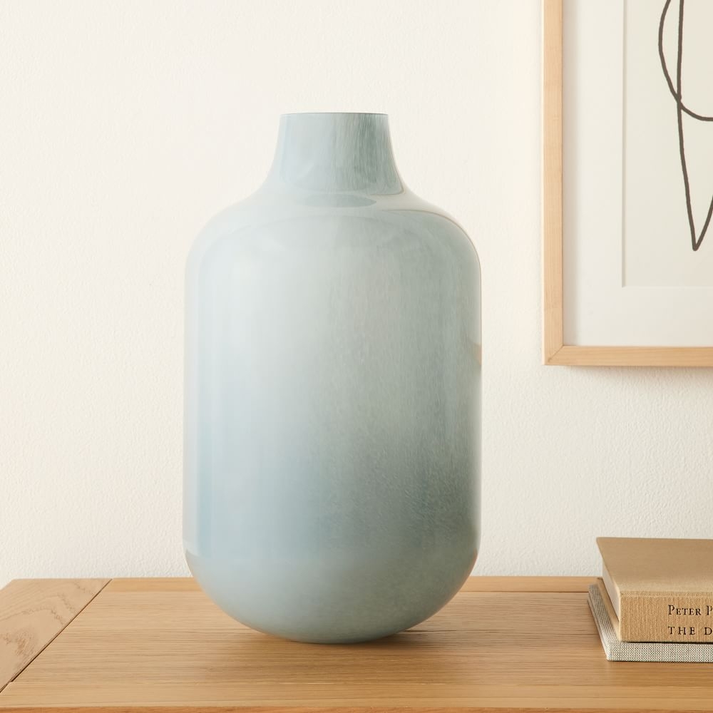 Mari Vase, Sage, Large - Image 0