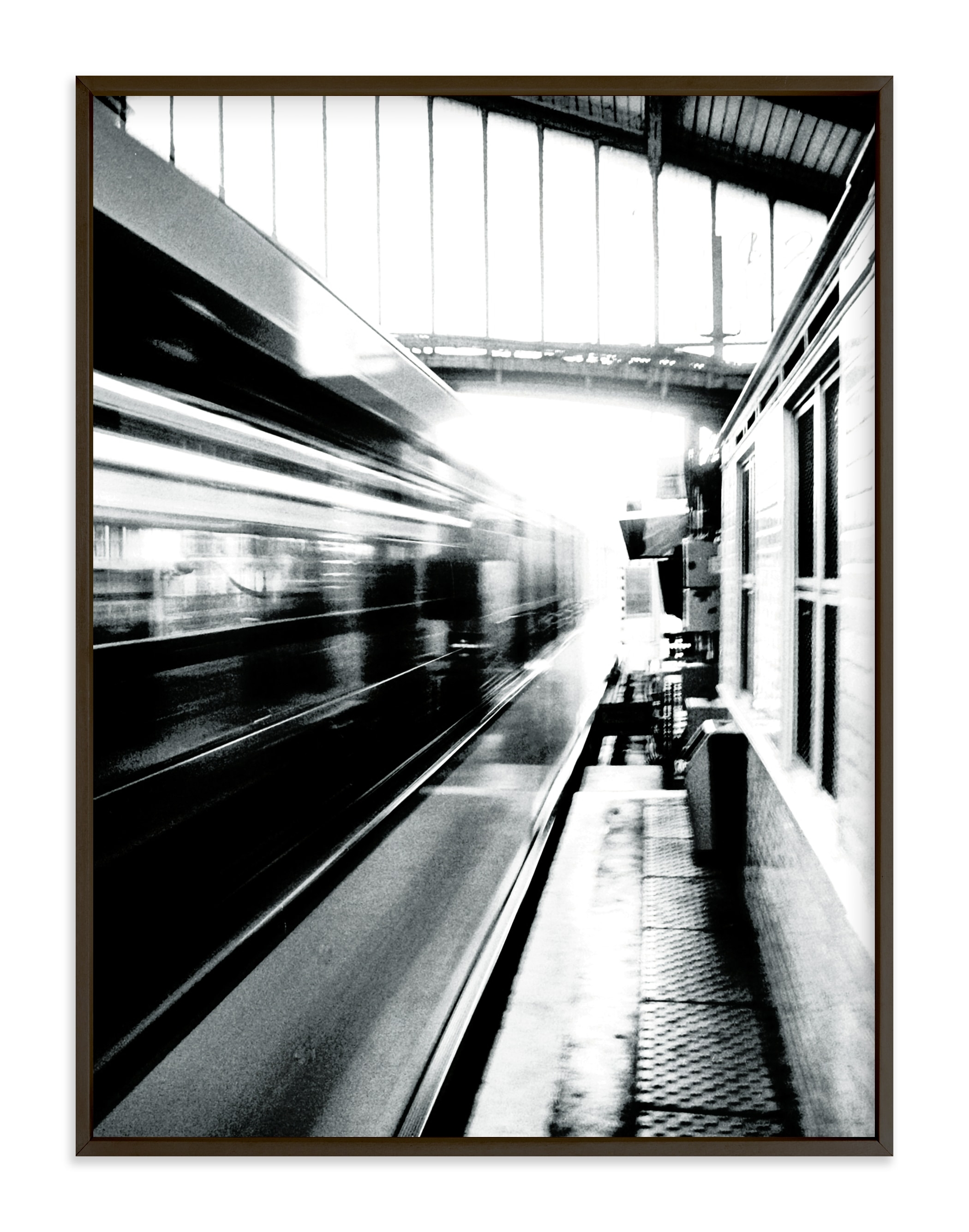 Riding On The Metro Art Print - Image 0
