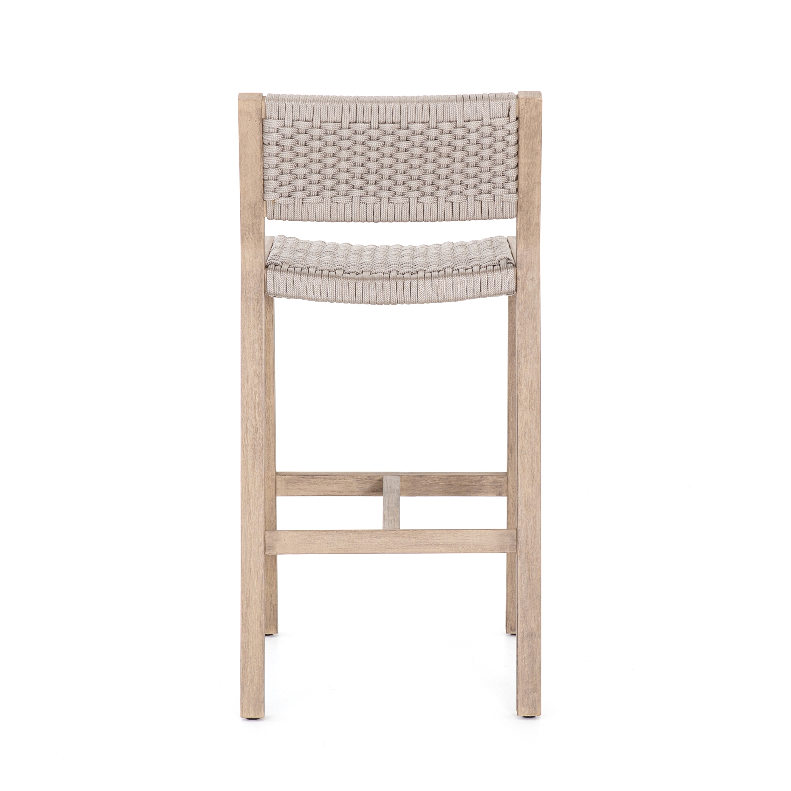 Delano Outdoor Bar + Counter Stool - Thick Grey Rope - Image 5