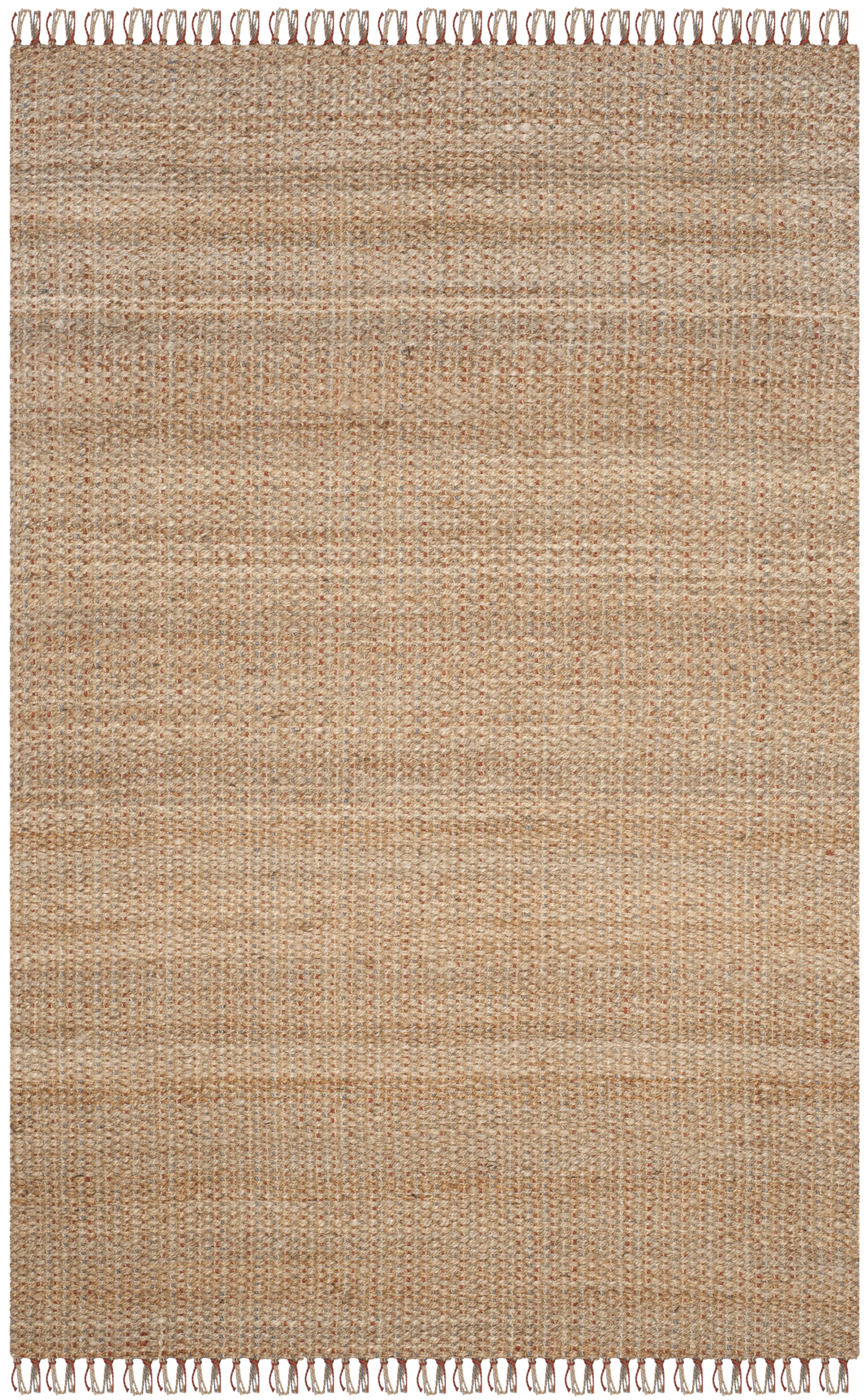 Arlo Home Hand Woven Area Rug, NF455A, Natural/Multi,  6' X 9' - Image 0