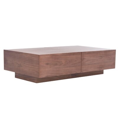 Extendable Block Coffee Table with Storage - Image 0