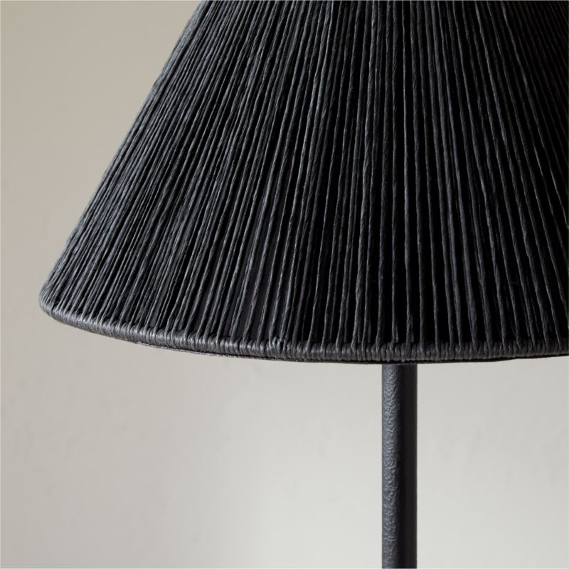 Slight Table Lamp with Black Shade - Image 2