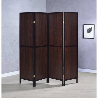 Carrasquillo Folding Screen 4 Panel 70.25" Room Divider - Image 0