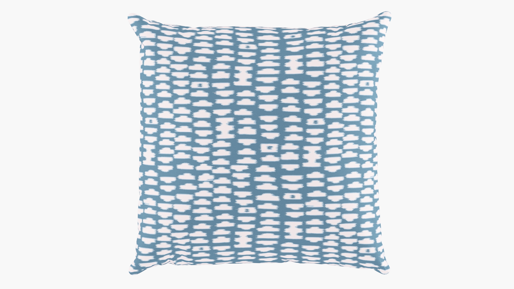 Outdoor 20" Throw Pillow, Dusty Blue Odalisque, 20" x 20" - Image 0